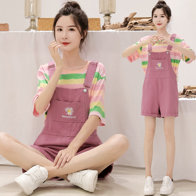 Denim Overalls For Girls And Big Children's Summer Clothes