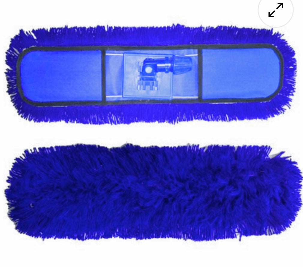 Dust Control Mop Blue Full Set 80cm