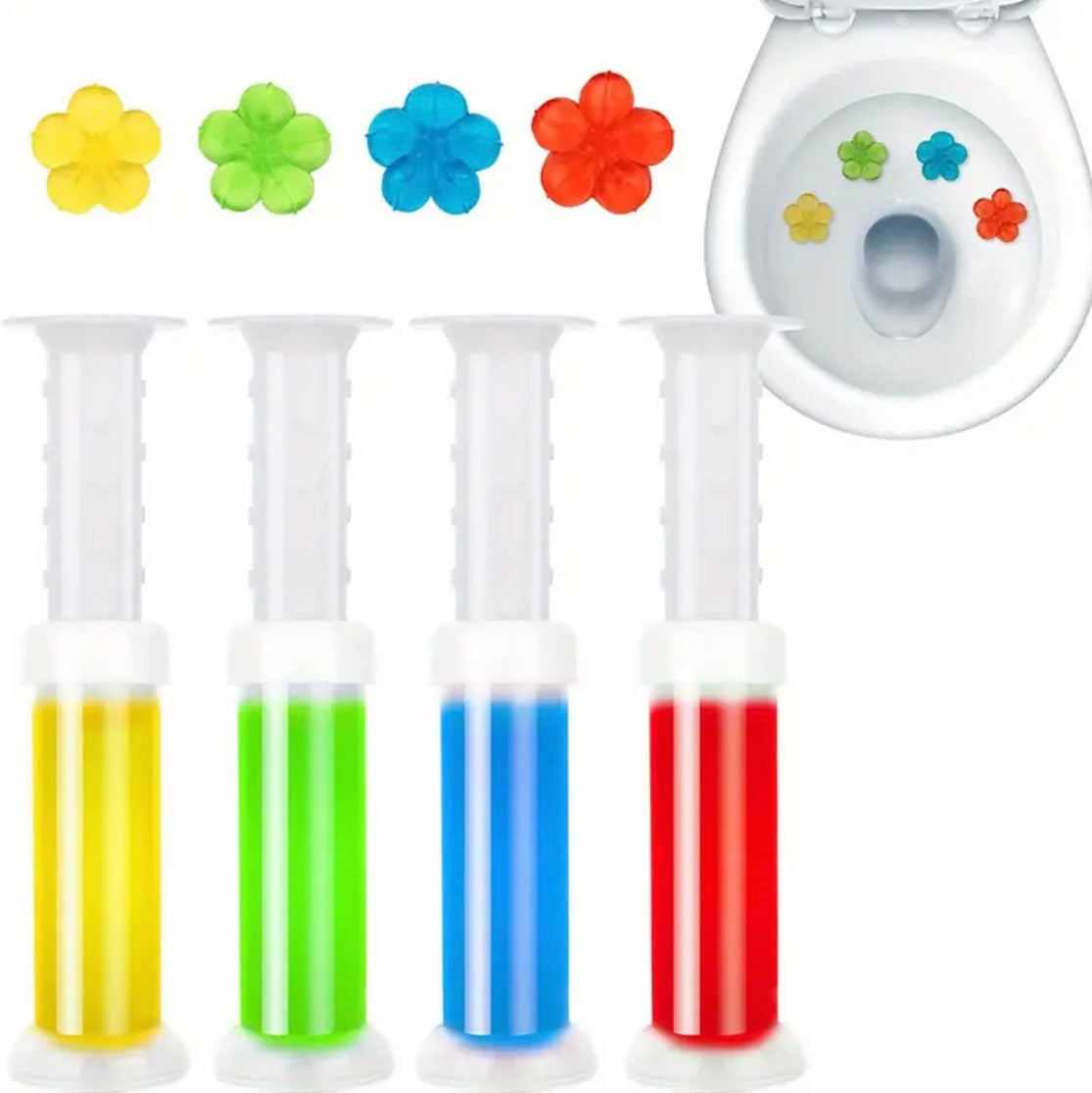9pcs Toilet Gel, Toilet Bowl Gel Stamp 9 Kinds Of Scent Toilet Cleaner Gel Stamp Kit Air Freshener Flower Fragrance Bathroom Deodorizer Bowl