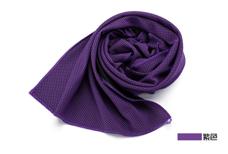 Sport Ice Towel 9 Colors 90*30cm Utility Enduring Instant Cooling Face Towel Heat Relief Reusable Chill Cool Towel