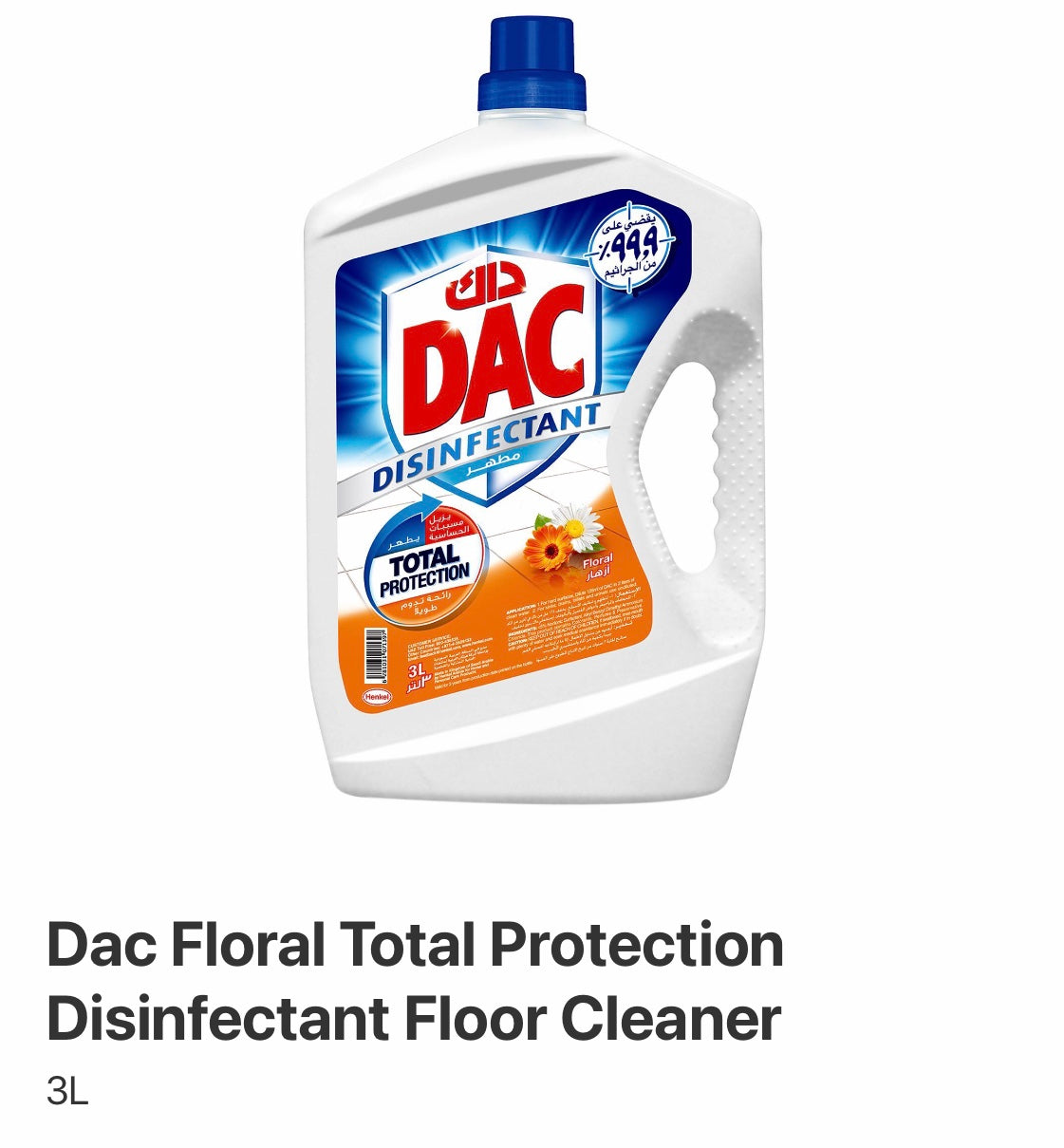 Dac disinfectant Floral 3L