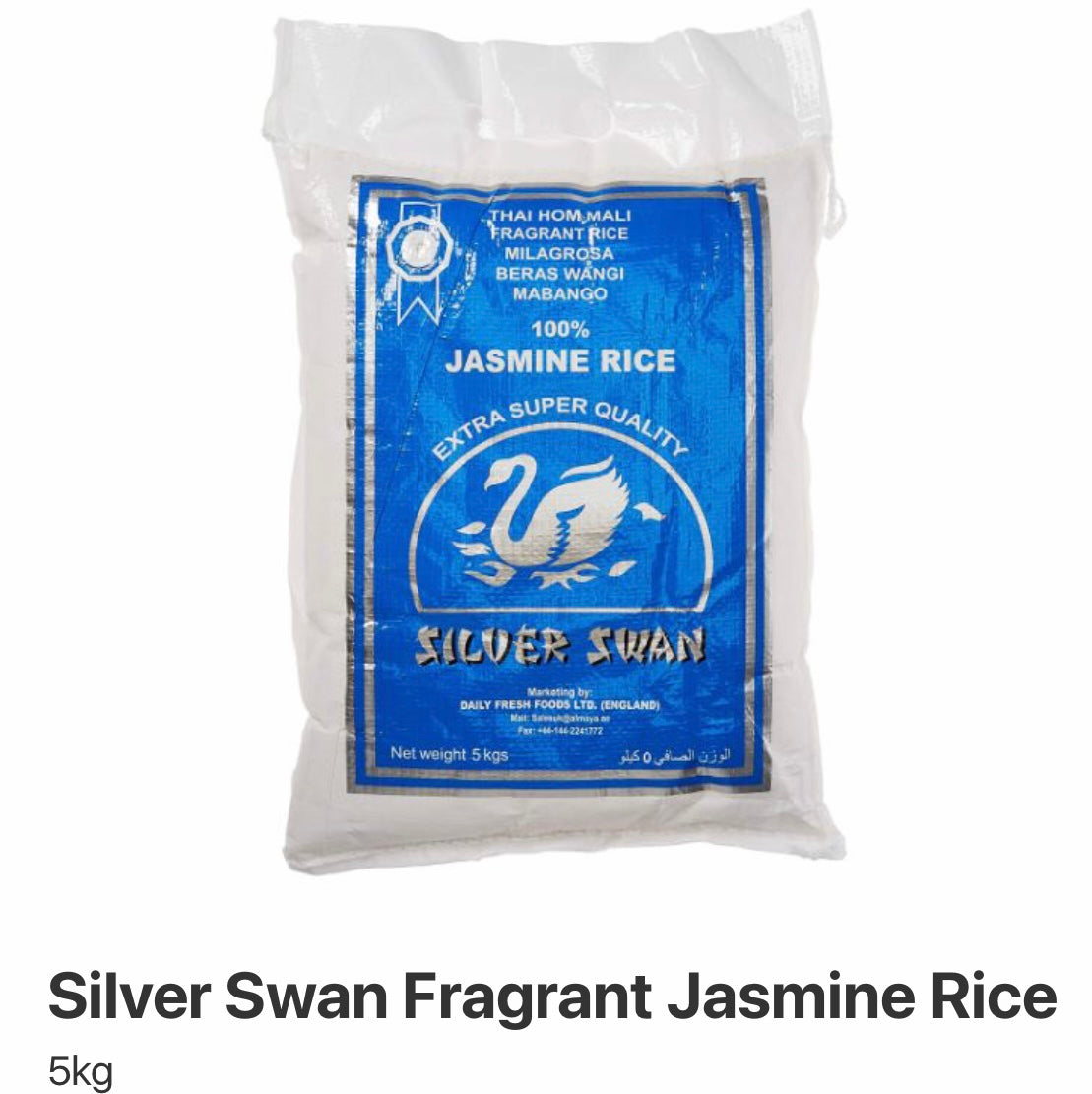 Jasmine Rice 5kg