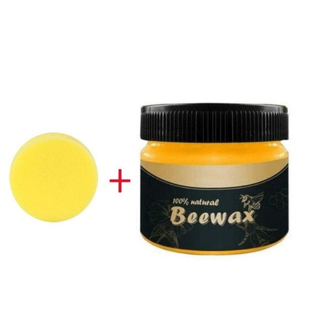1 pcs Wood Seasoning Beewax Wood Care Wax Solid Wood Maintenance Cleaning Polished Waterproof Wear-Resistant Wax Furniture