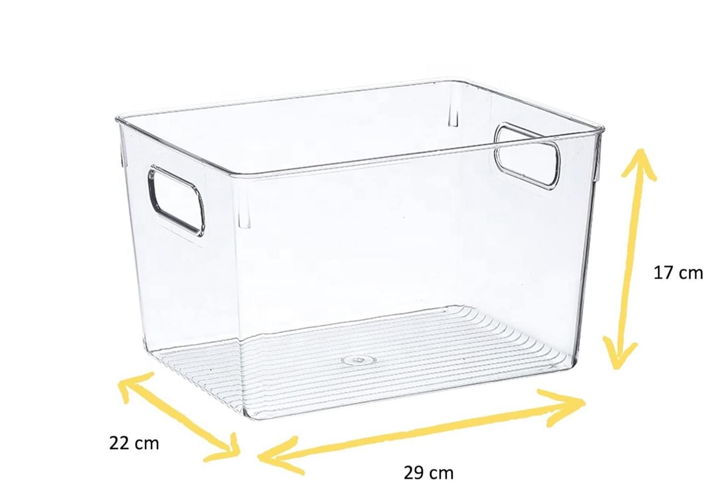 Clear Plastic Refrigerator Storage Organizer