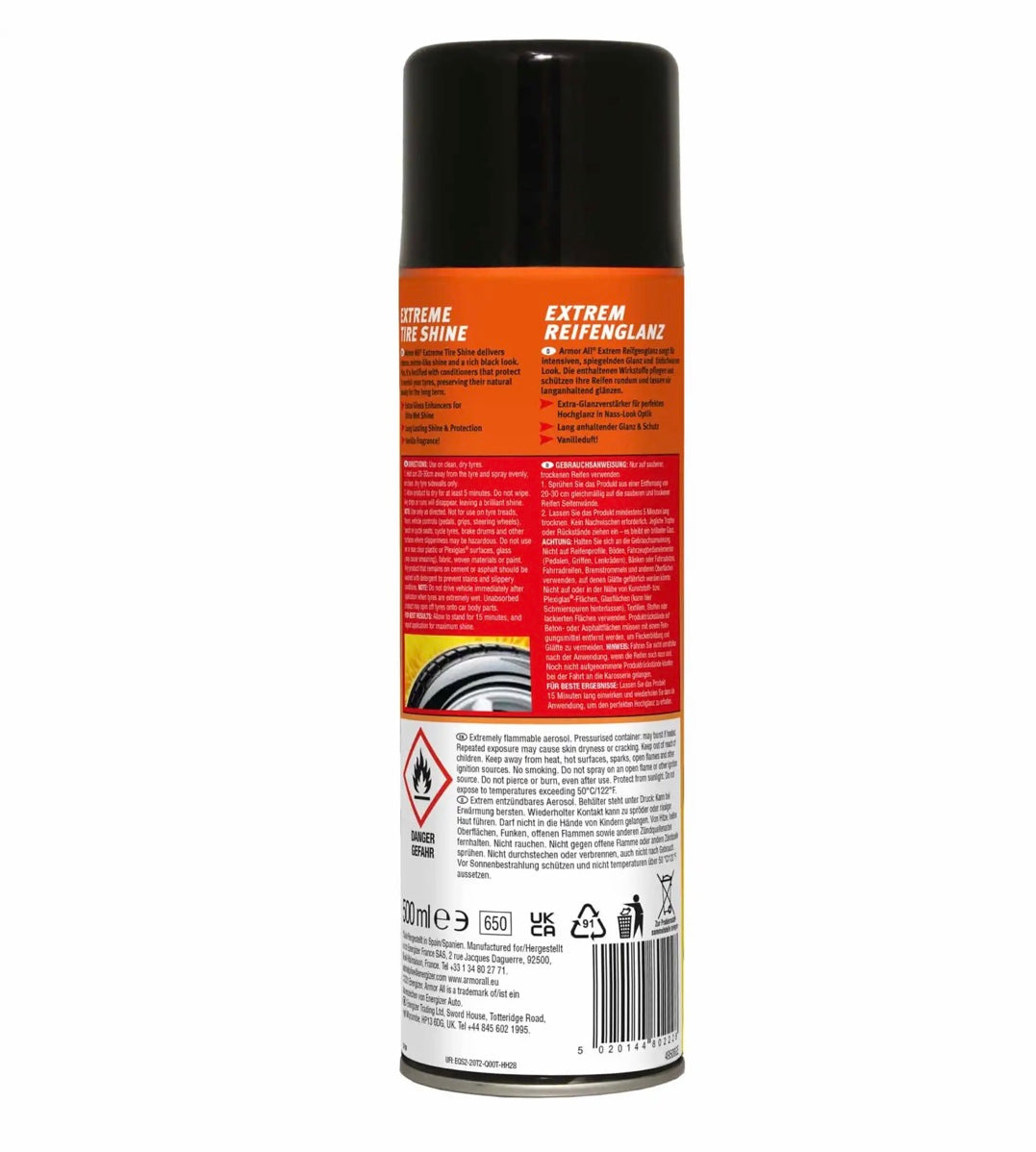 Armor All Extreme Tire Shine Aerosol Spray (500 ml)