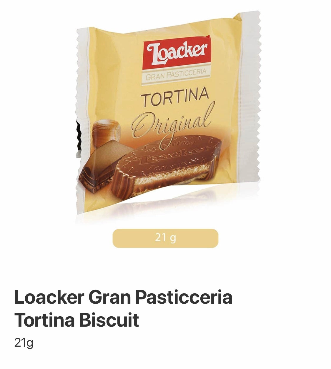 Loacker Tortina original 21gx24