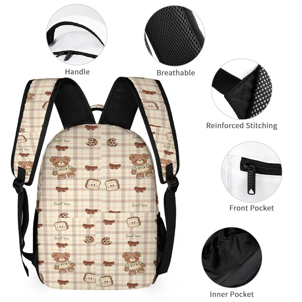 Three piece set combination school Bag