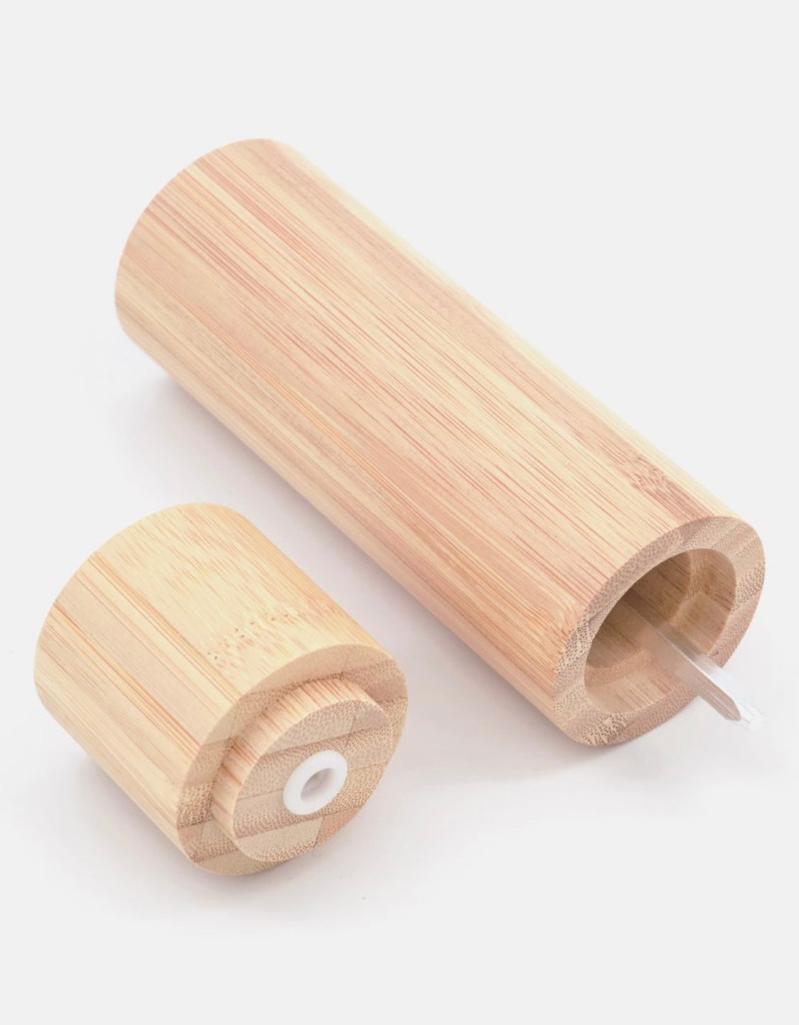 Brabantia wooden pepper or salt mill.