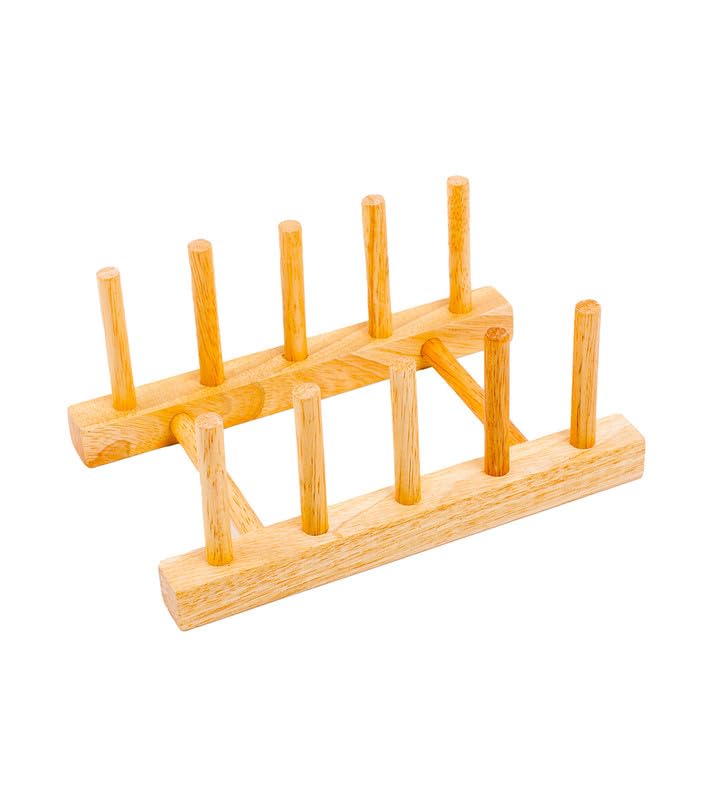 Wooden Dish Stand