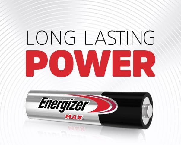 Energizer AA Batteries, Alkaline Power Batteries, 24 Pack
