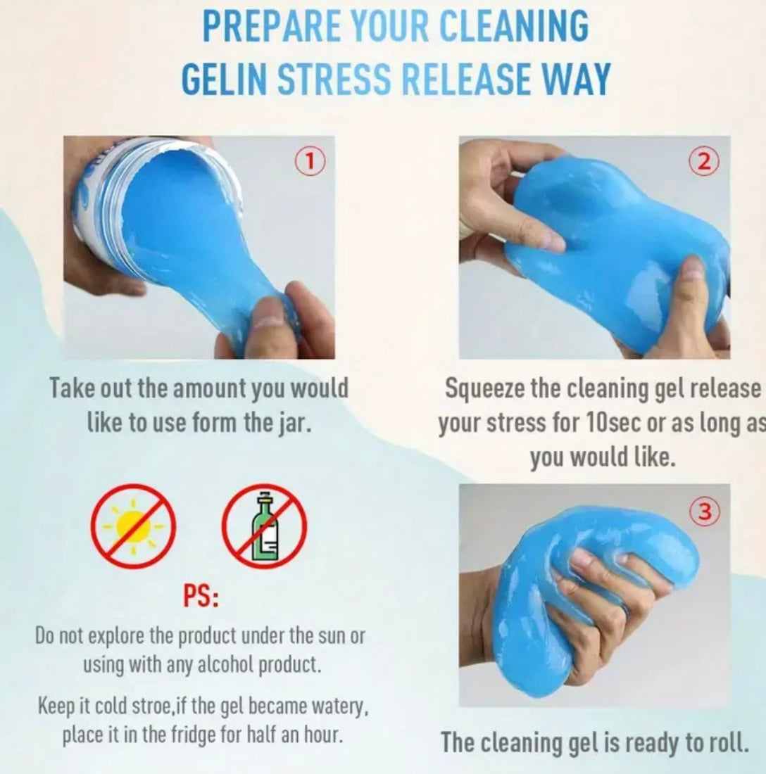 1pc Car Cleaning Tool Multifunctional Cleaning Soft Glue