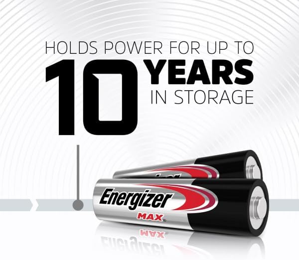 Energizer AA Batteries, Alkaline Power Batteries, 24 Pack