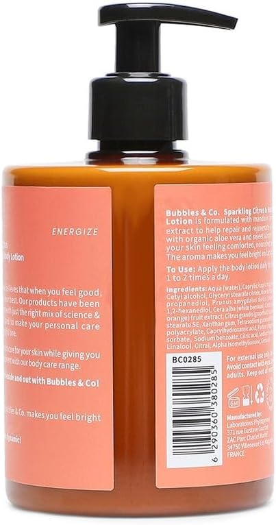 BUBBLES & Co SPARKLING CITRUS ROSEMARY BODY LOTION 500ML