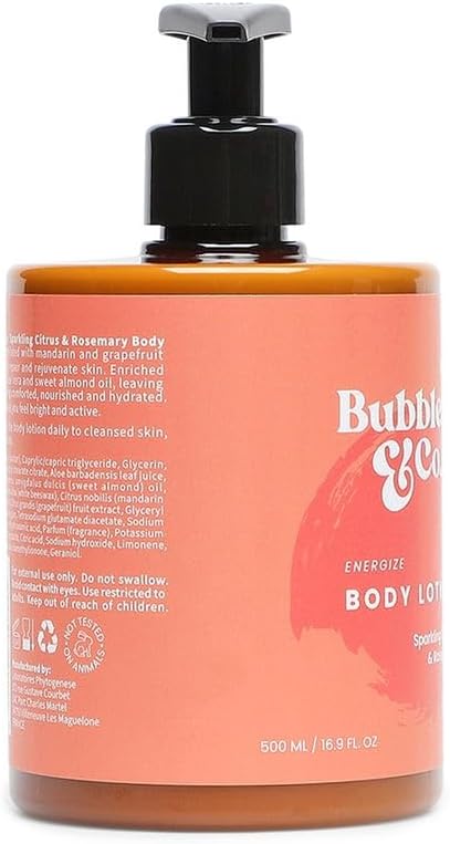 BUBBLES & Co SPARKLING CITRUS ROSEMARY BODY LOTION 500ML