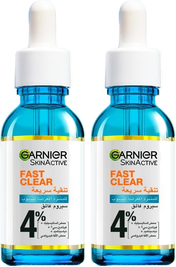 Garnier Skinactive Fast Clear Booster Face Serum, With Salicylic Acid, 30ml