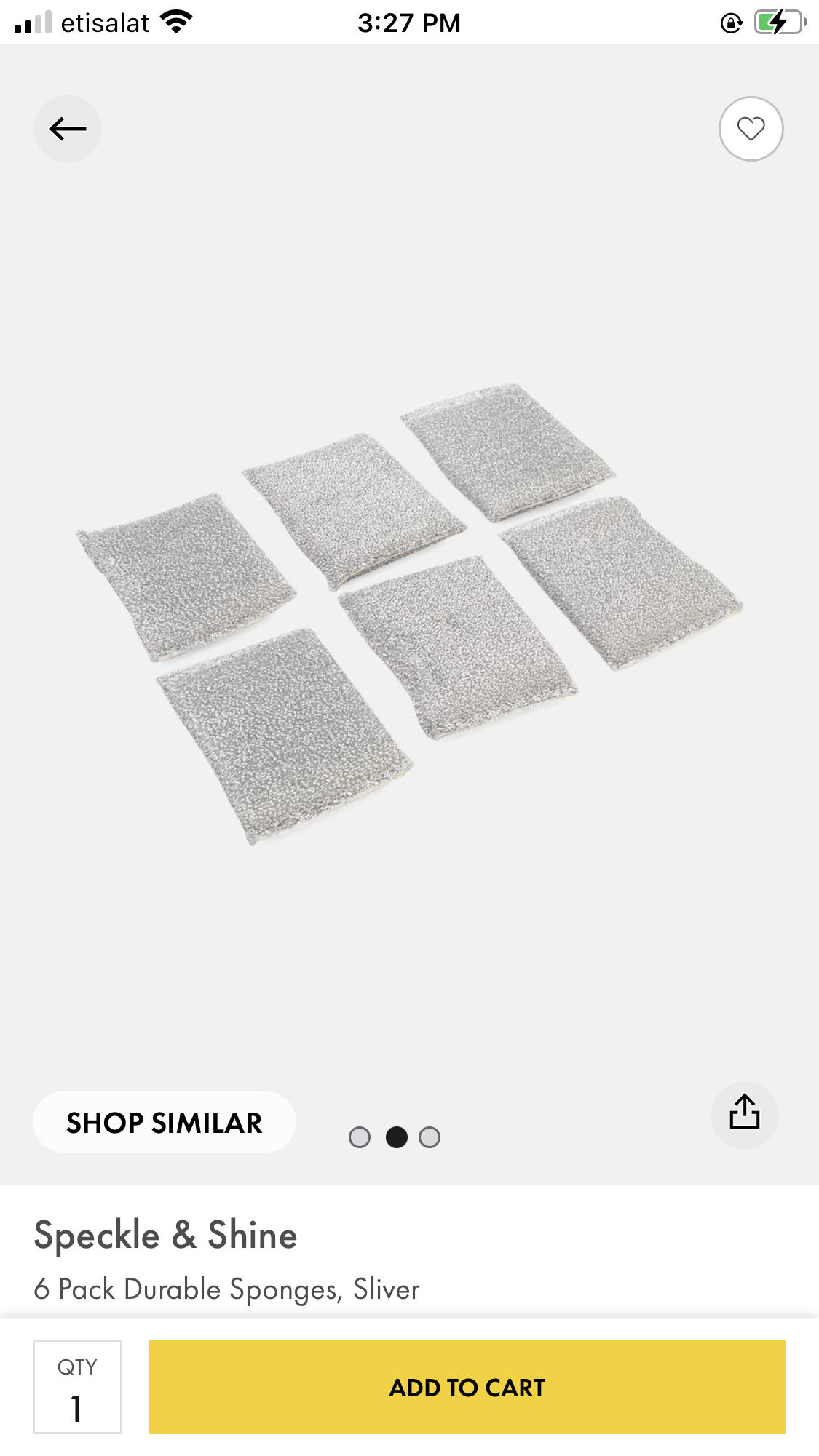 Durable sponges silverx6