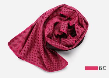 Sport Ice Towel 9 Colors 90*30cm Utility Enduring Instant Cooling Face Towel Heat Relief Reusable Chill Cool Towel