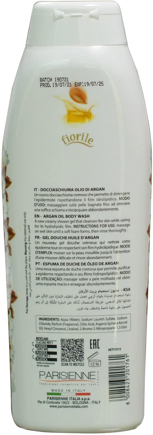 FIORILE ARGAN OIL BODY WASH 500ML