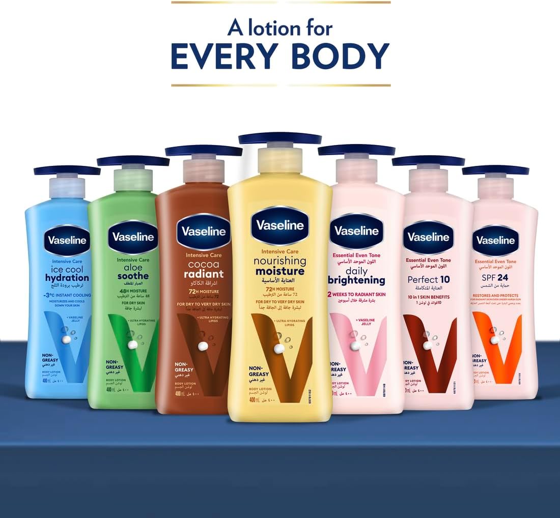 VASELINE Body Lotion Aloe Soothe , 400ml