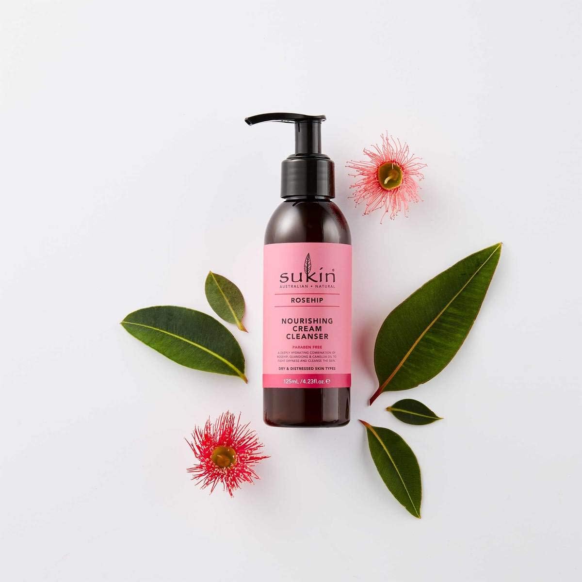 Sukin Rosehip Nourishing Cream Cleanser, 125 ML