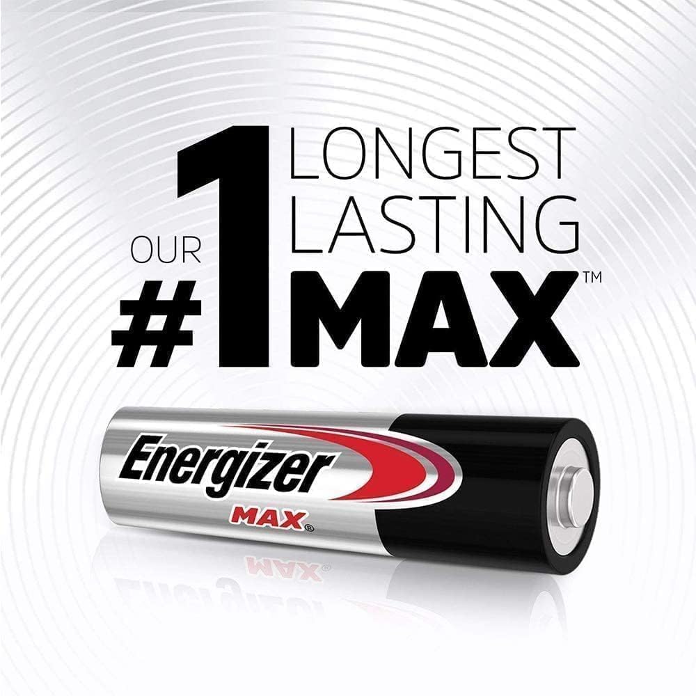 Energizer AA Batteries, Alkaline Power Batteries, 24 Pack