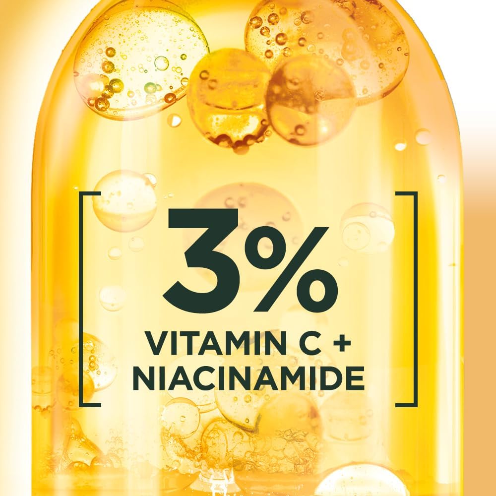 Garnier Fast Bright Vitamin C Brightening Ampoules For Dark Circles, Multipack, Hyperpigmentation Ampoules 3% Vitamin C & Niacinamide (12 X 1.5ml)