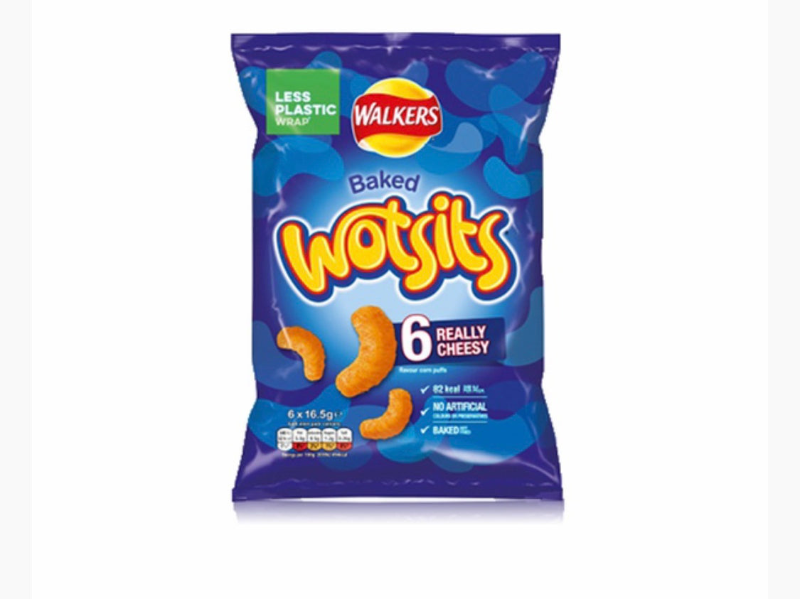 Walkers Baked Wotsits 6pcs
