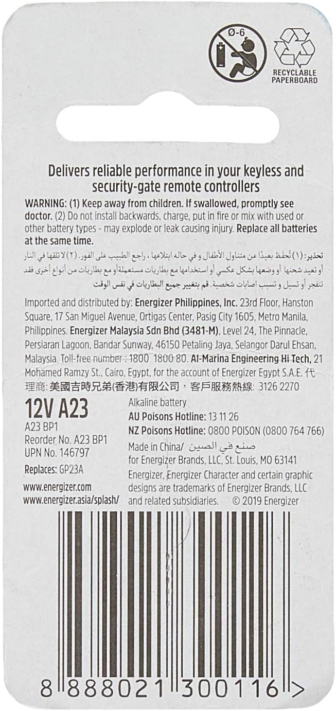 Energizer AA Batteries, Alkaline Power Batteries, 24 Pack