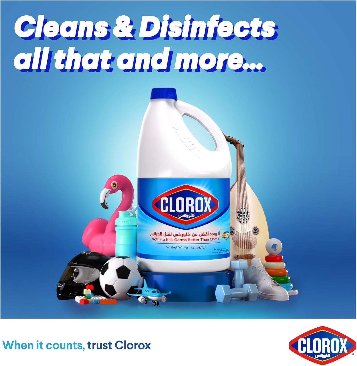 Clorox Liquid Bleach Original, 3.78 L