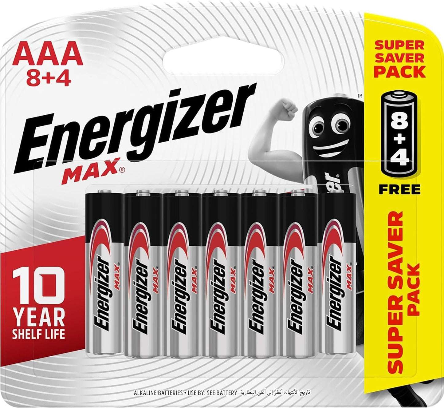 Energizer AA Batteries, Alkaline Power Batteries, 24 Pack