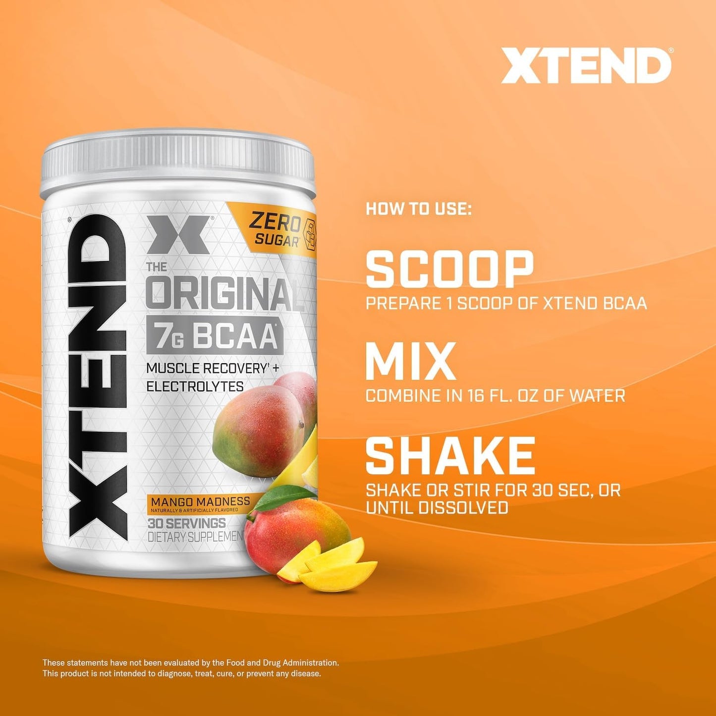 XTEND Original BCAA Powder Mango Madness