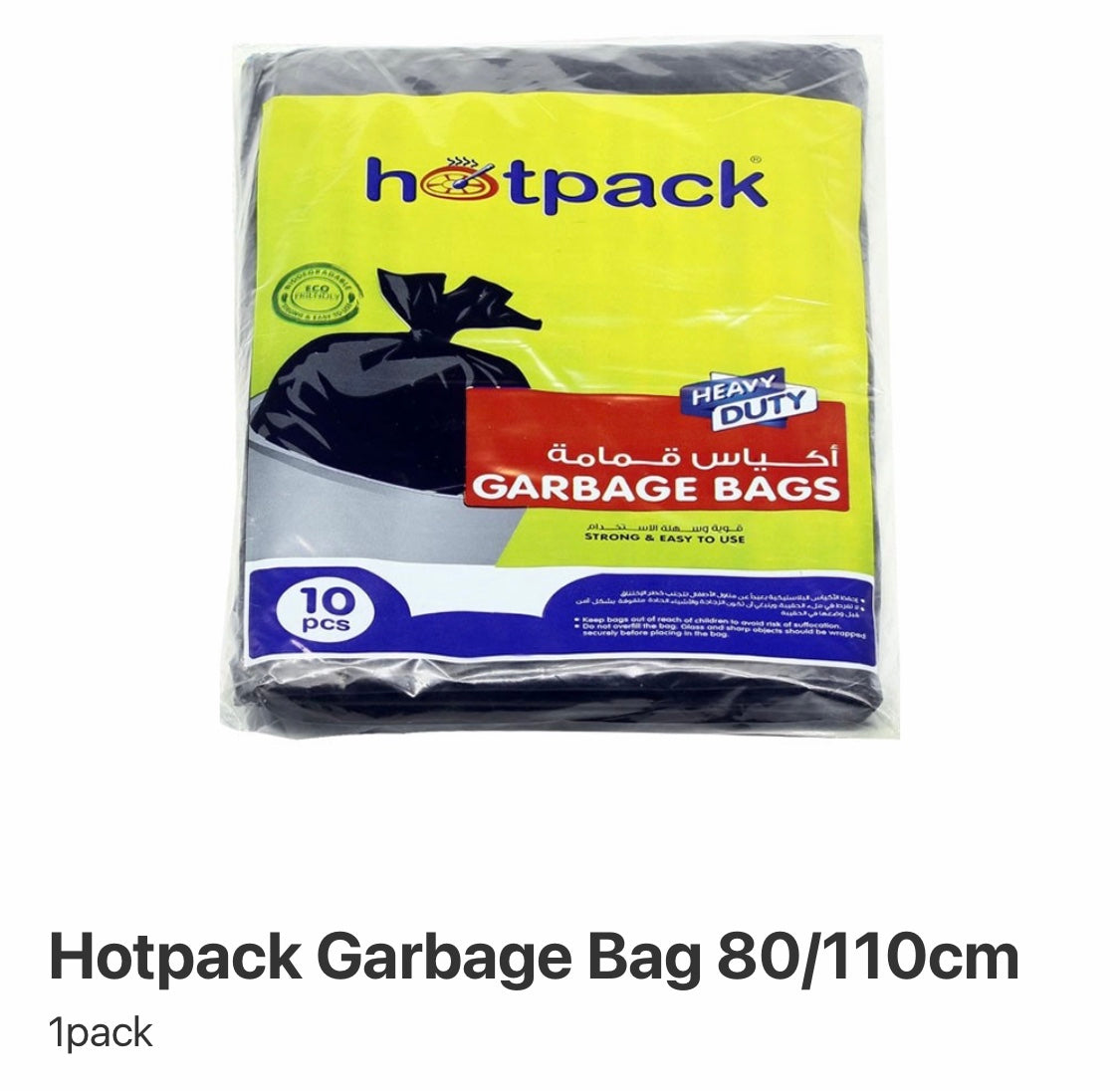 Hotpack Garbage Bag 80/110cm
