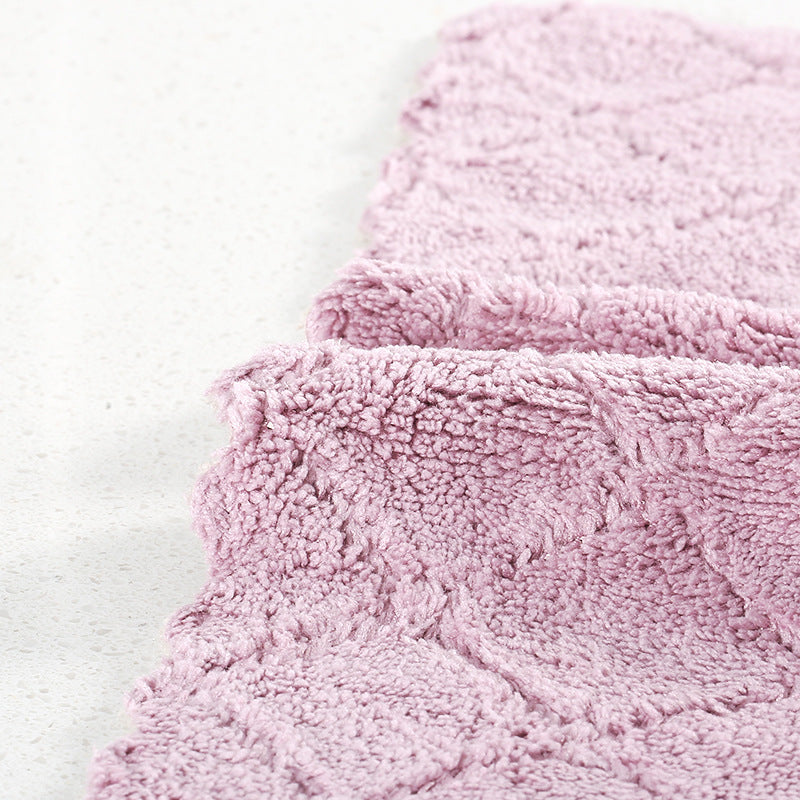 Kitchen Rags Absorb Water, Do Not Lose Hair, Thicken Housework, Clean And Do Not Stick To Oil, Wipe Table Towel, Household Dishcloth