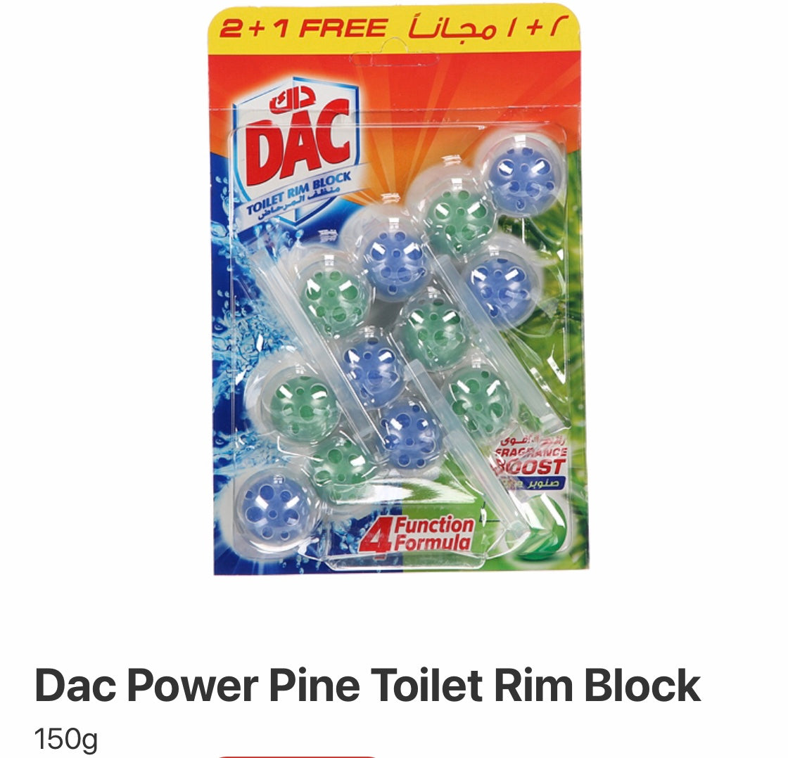 Dac Power Pine Toilet Rim Block