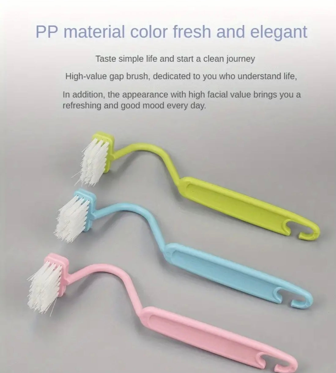 1Pc, V-shaped Toilet Brush, Small Toilet Bowl brush.