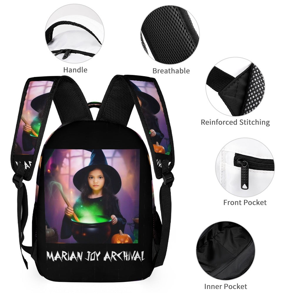 Three piece set school bag combination
