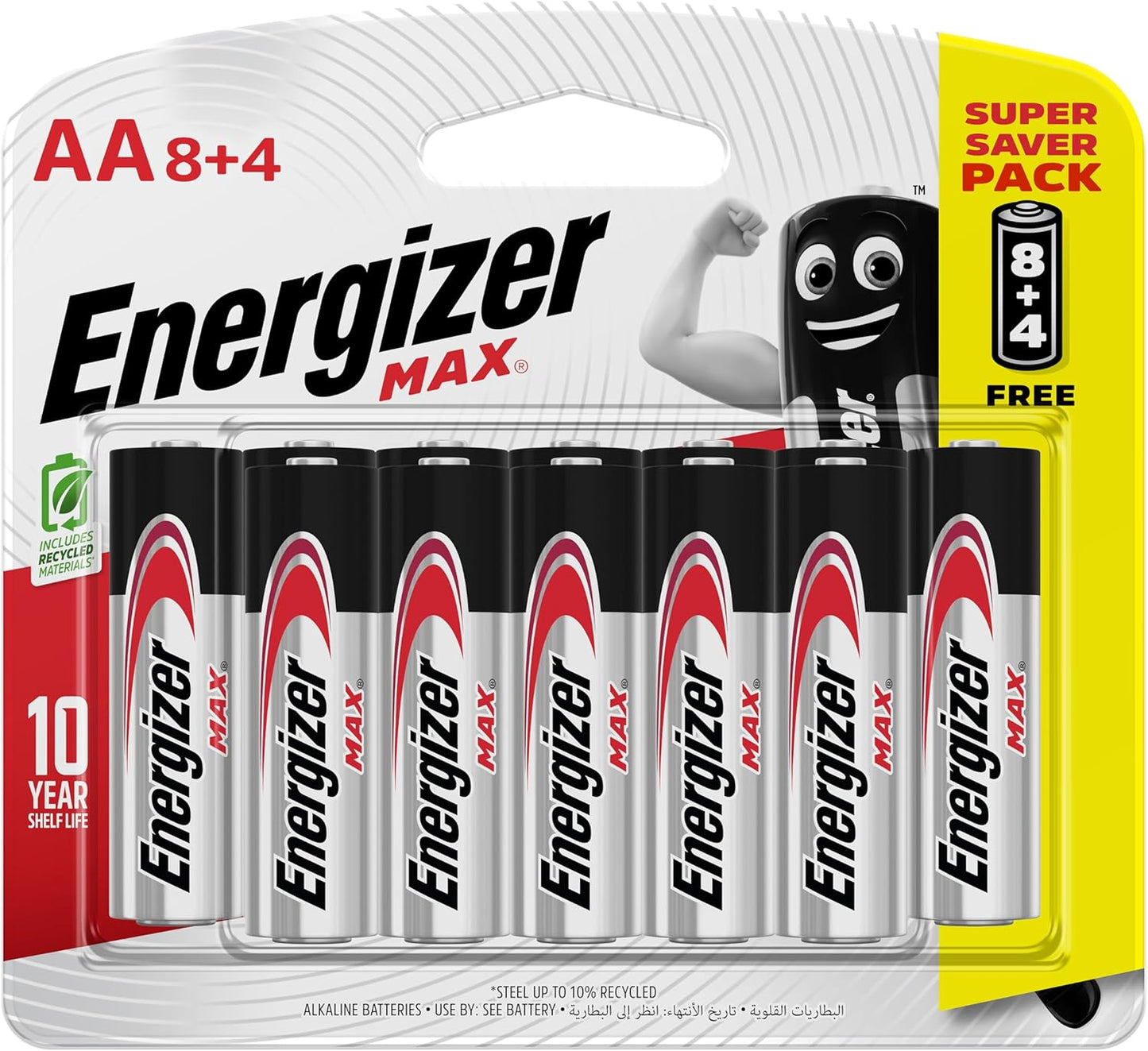 Energizer AA Batteries, Alkaline Power Batteries, 24 Pack