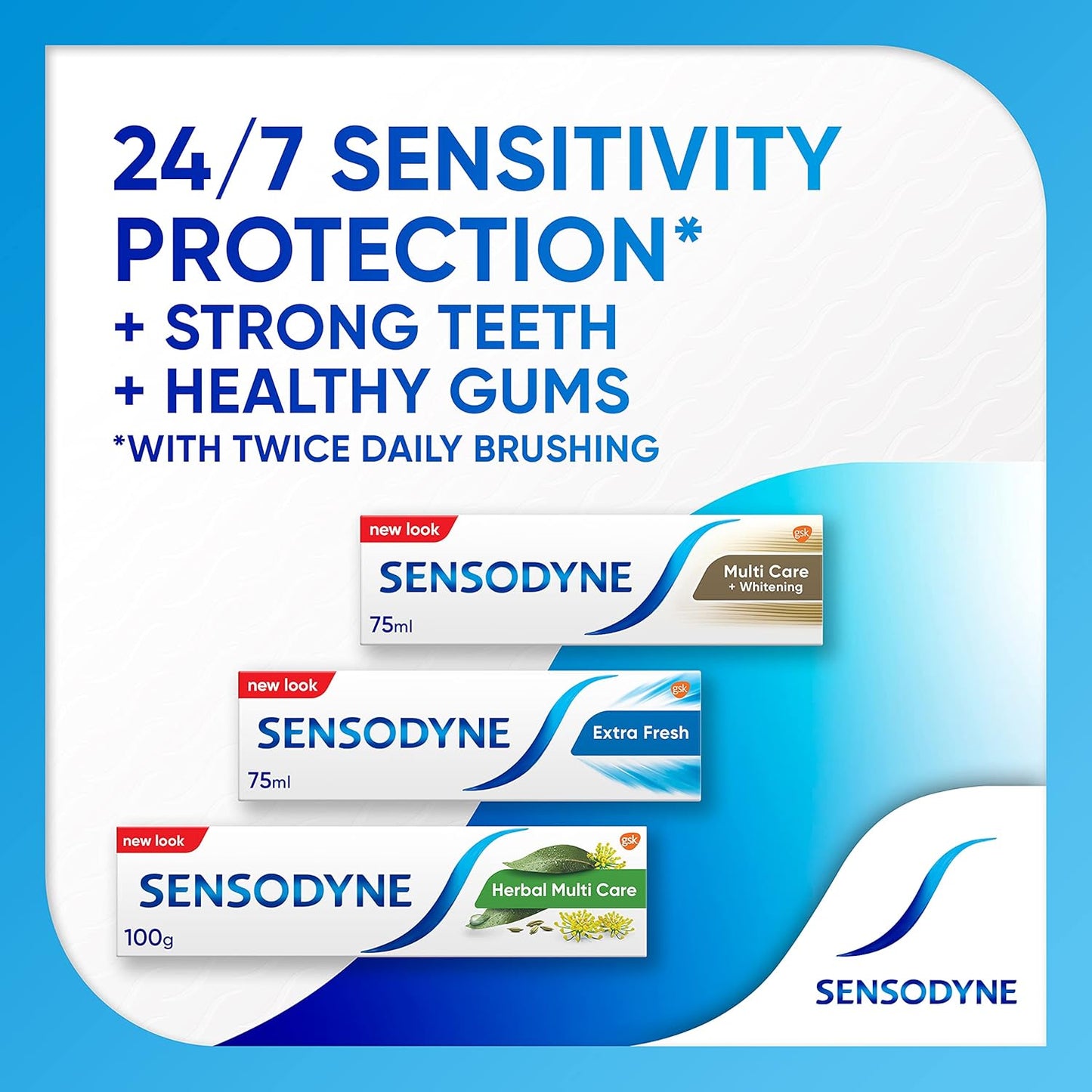 Sensodyne Multi Care + Whitening Toothpaste 75ml