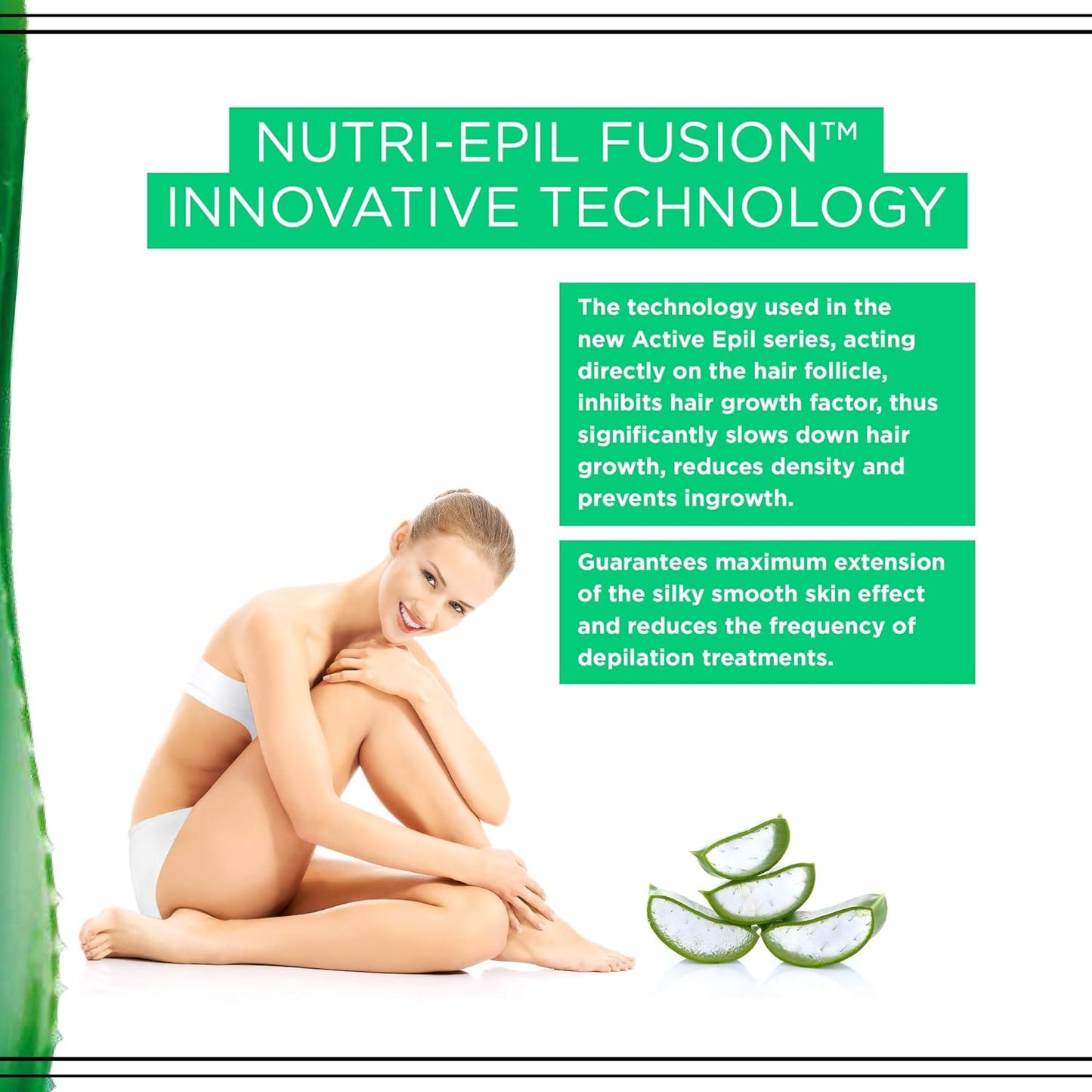 Eveline Hair Removal Active Epil Depilatory Cream Aloe Vera Sensitive Skin 125ml