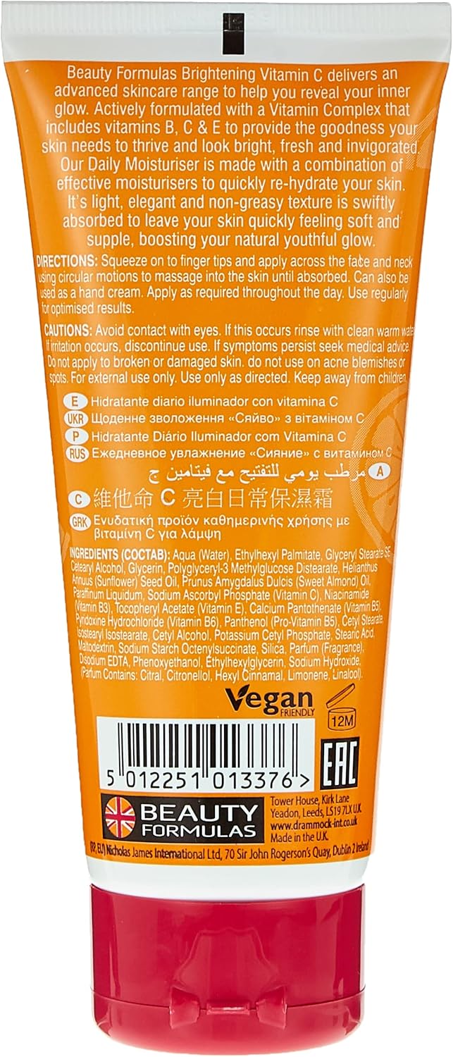 Beauty Formulas VITAMIN C MOISTURISER