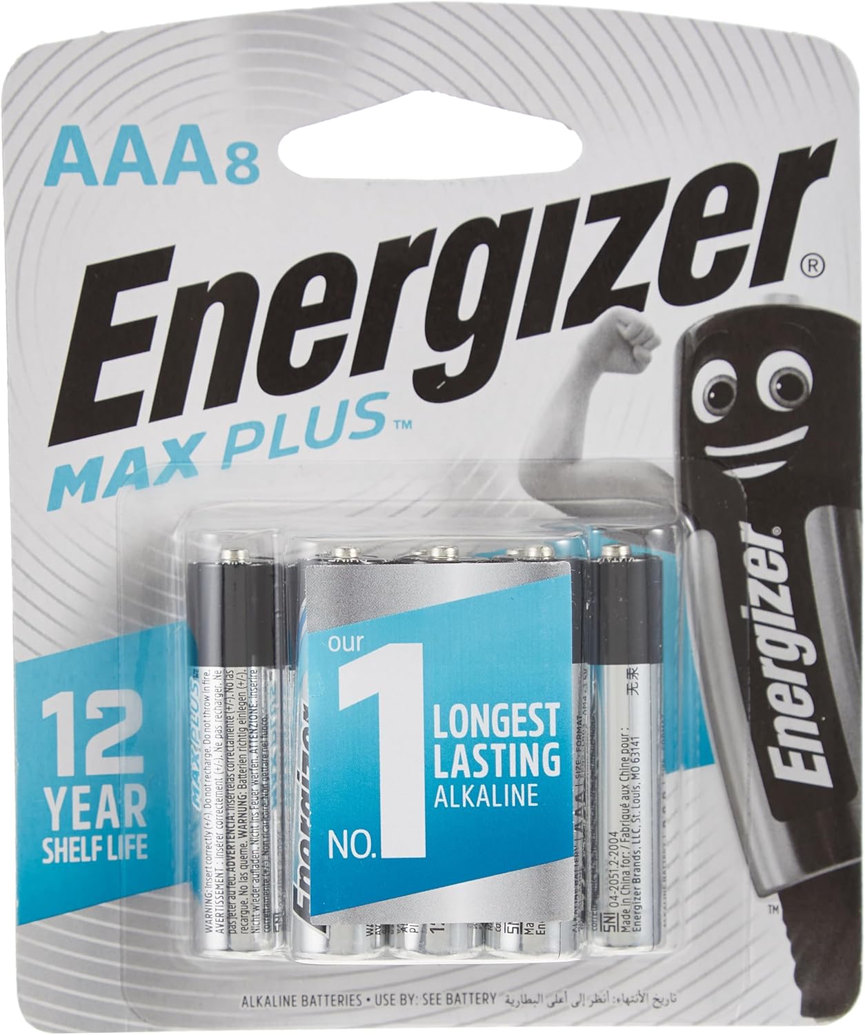 Energizer AA Batteries, Alkaline Power Batteries, 24 Pack