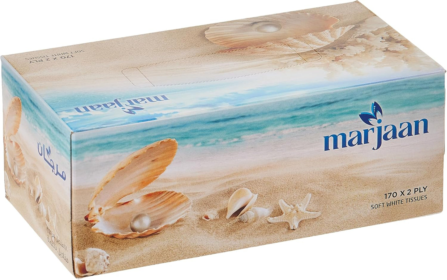 Marjan Facial Tissue 170 Sheets 2 Ply, 4+1 Box Offer Pack