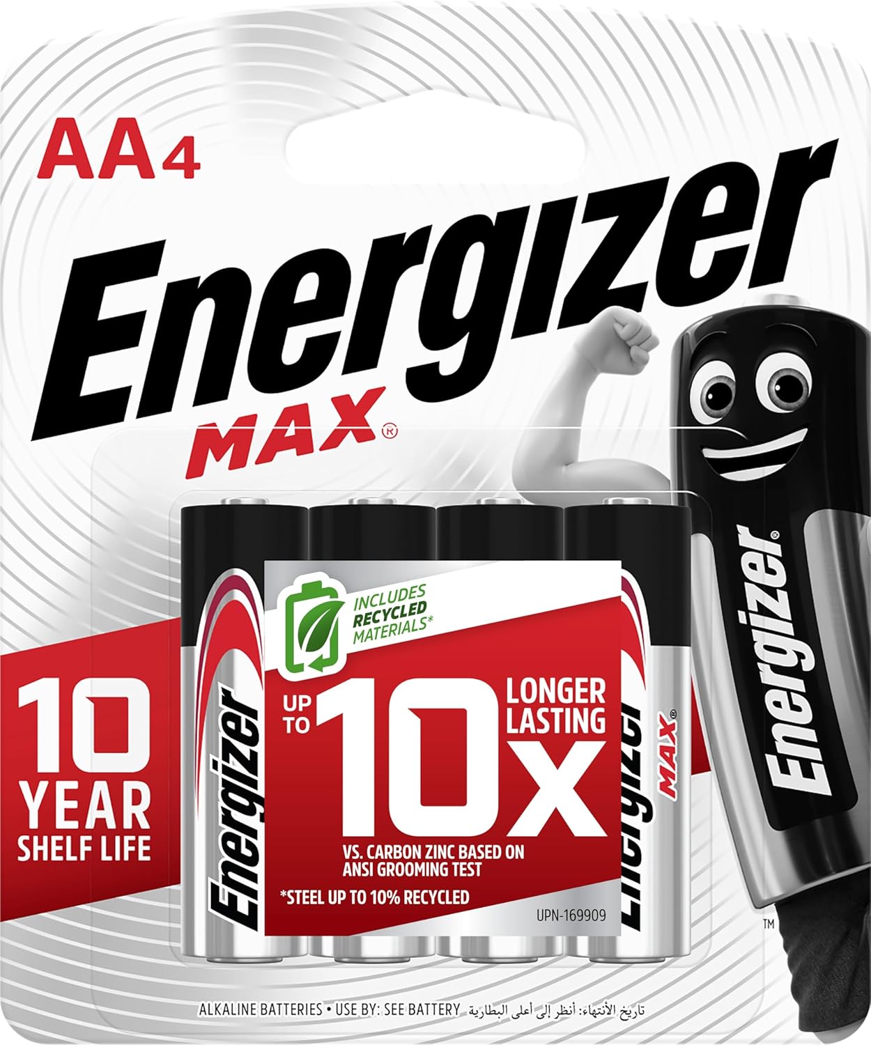 Energizer AA Batteries, Alkaline Power Batteries, 24 Pack