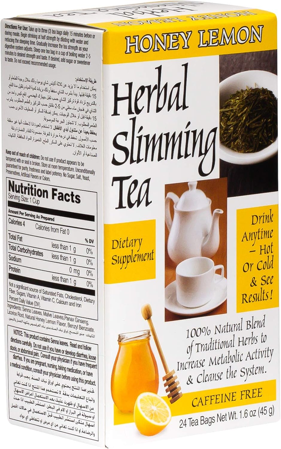 21st Century Tea - Honey Lemon - 24 Teabags