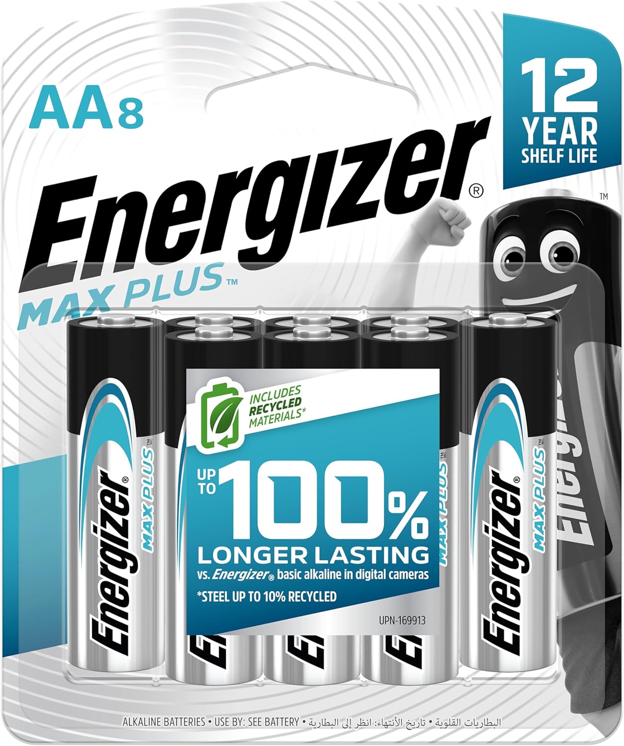 Energizer AA Batteries, Alkaline Power Batteries, 24 Pack