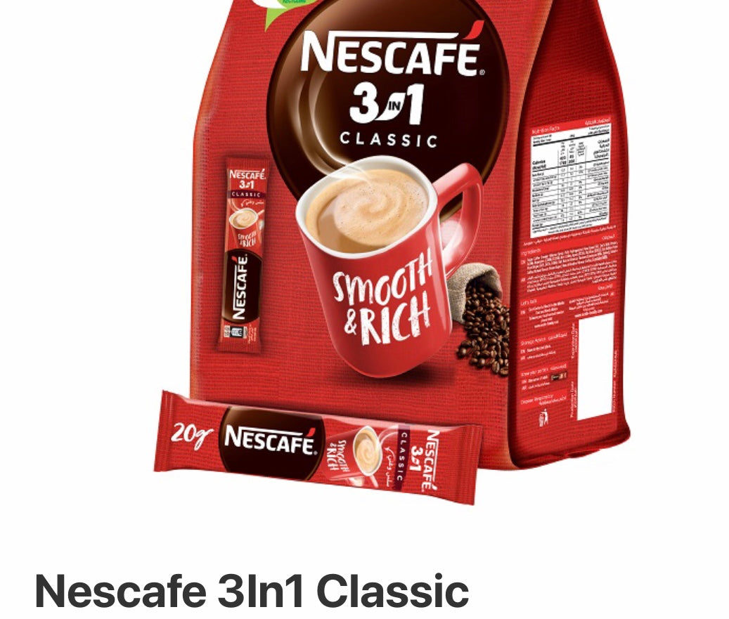 Nescafe 3n1 24x18gms