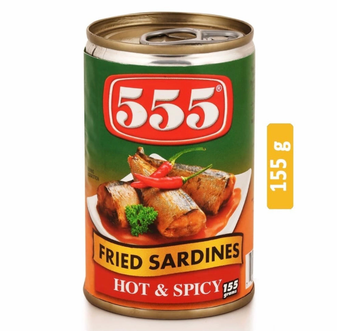 555 fried sardines 155g