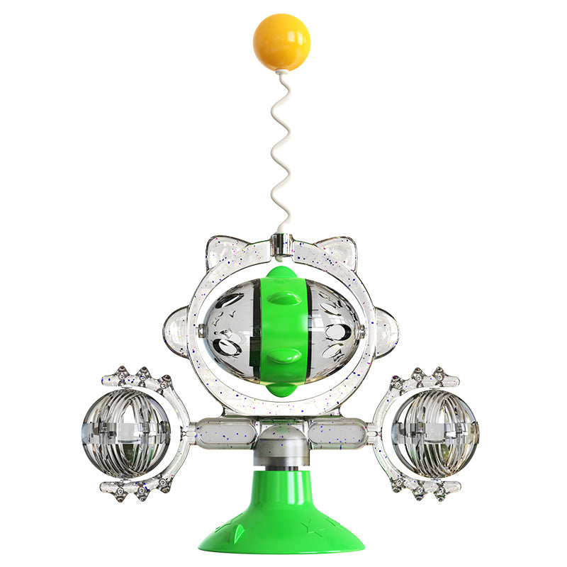 Turntable Funny Cat Stick Cat Toy