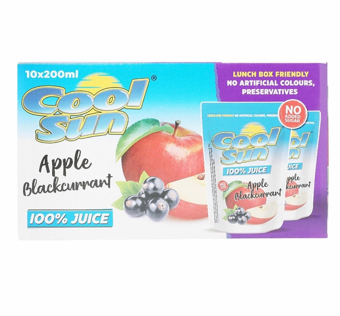 Sun cool Apple Blackcurrant 10x200ml
