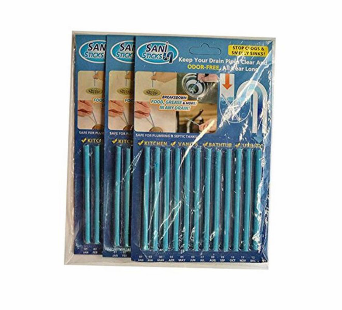 Sani Sticks Drain Cleaner Sticks (3x24)